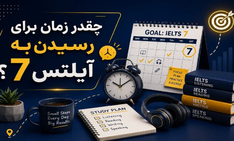 چقدر زمان برای رسیدن به آیلتس ۷ نیاز داریم؟