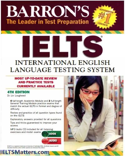 دانلود رایگان ویرایش جدید کتاب Barron’s IELTS practice
