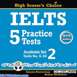 کتاب IELTS 5 Practice Tests,Academic Set 2-Tests No.6-10