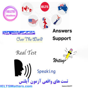 کتاب IELTS Real Test Over The World – Speaking and Writing - Answers Support