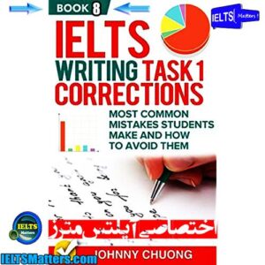 کتاب هشتم IELTS Writing Task 1 Corrections Most Common Mistakes - Book 8