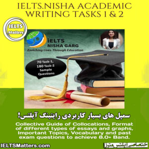 کتاب IELTS.Nisha Academic Writing Task 1 And 2
