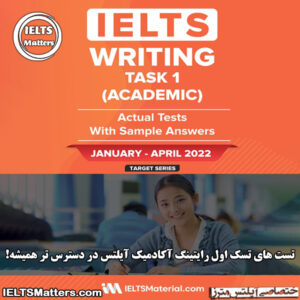 کتاب IELTS Academic Writing Actual Tests Task 1 January-April 2022